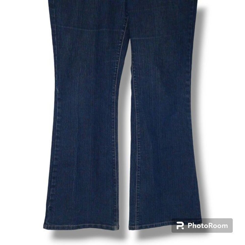Calvin Klein Size 31/12 Flare Jeans-Medium Wash-Mid Rise-Normcore-Classic- - Picture 3 of 10